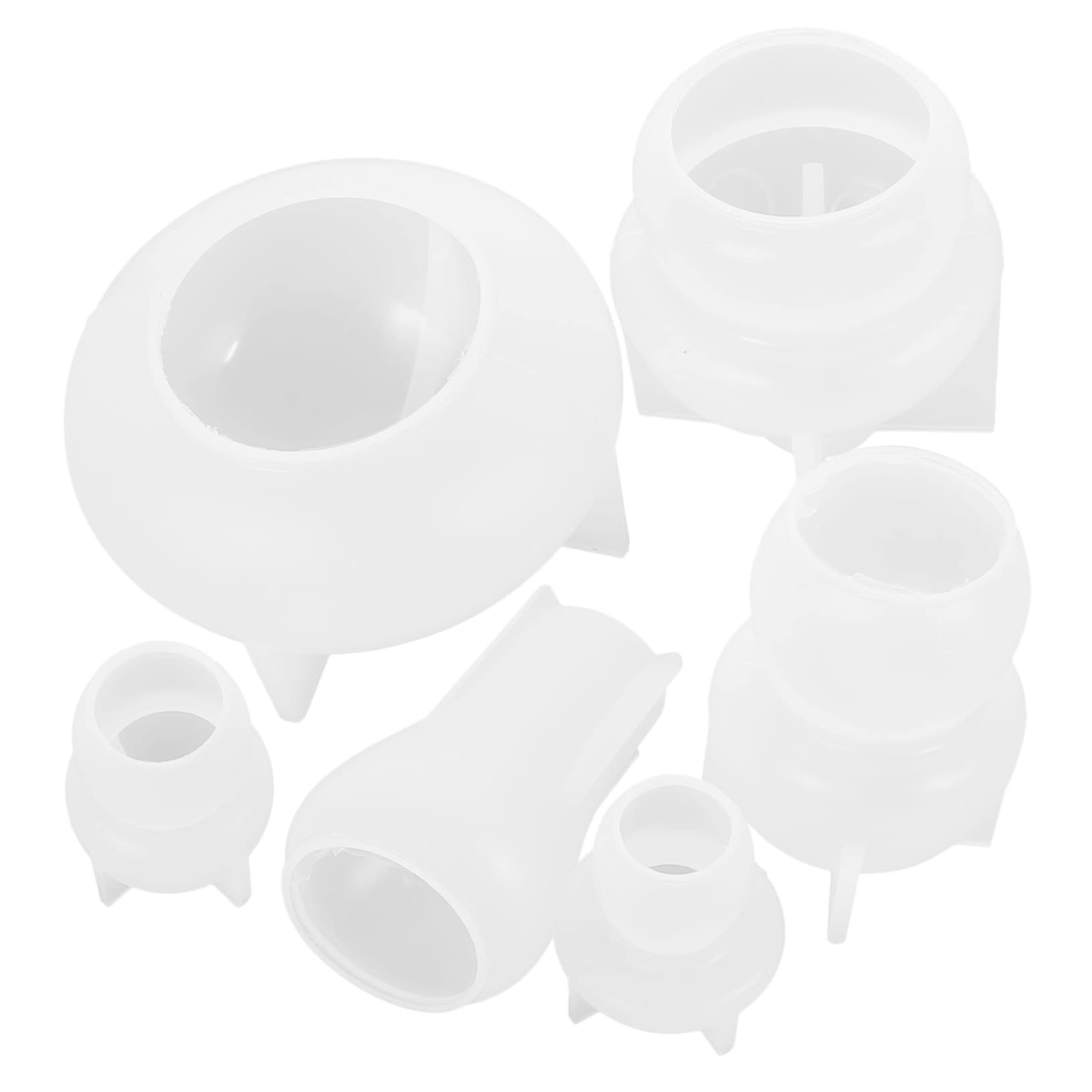 HOMSFOU 6pezzi Stampo in Silicone Forma Fungo Per Artigianato Fai Da Te Stampo Epossidico Antiaderente Flessibile e Resistente Agli Strappi