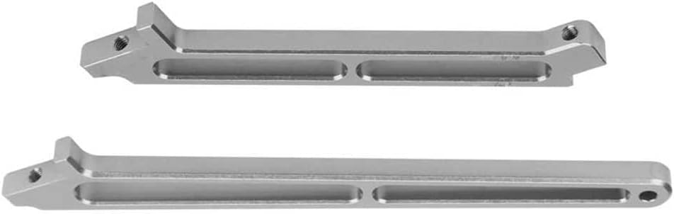 Metal Front and Rear Chassis Brace Support Frame Bracket Set for ZD Racing 9116 MT8 1/8 RC Truck Car Upgrade Parts - (Color: Titanium, CN)