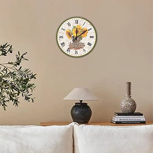 Horloge murale rétro en bois de qualité supérieure 38 cm - 3