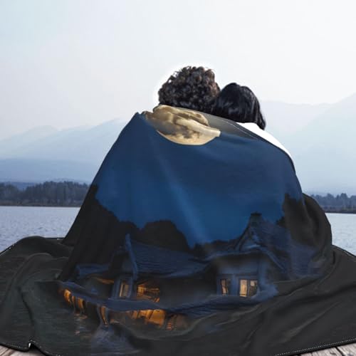 Couverture en flanelle pleine lune pour lit et canapé - 7