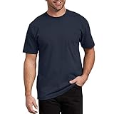 Dickies mens Short Sleeve Heavweight Crew Neck Work Utility T Shirt, Dark Navy, X-Large US