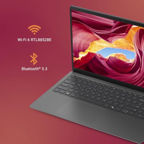 Image of Dell 15 AI Powered Laptop, Intel Core Ultra 5 225H, 8GB DDR5 RAM, 512GB SSD, 15.6 inch FHD Anti-Glare Display, Intel Arc Graphics, Standard Keyboard, Dedicated Copilot Key, Black, Win11 Home + MSO H&S'24