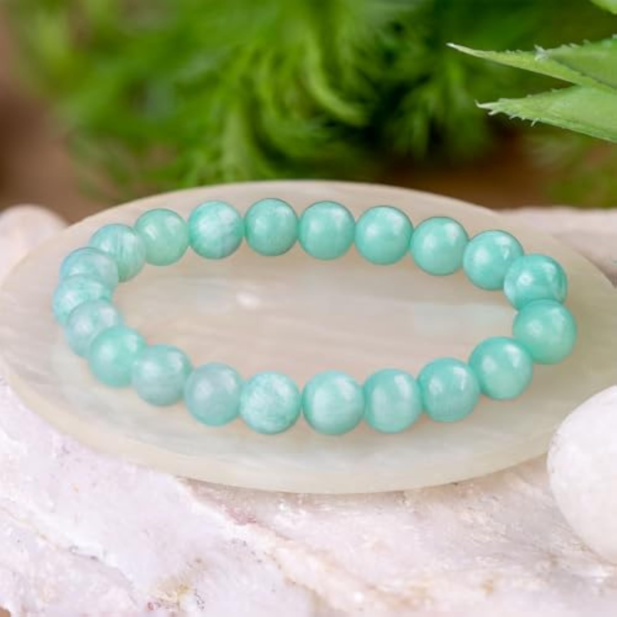 Serene Amazonite Natural Stone Bracelet for Men & Women