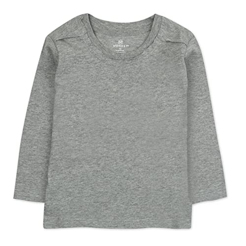Image of HonestBaby Unisex-Baby Organic Cotton Long Sleeve Tshirts Multipack
