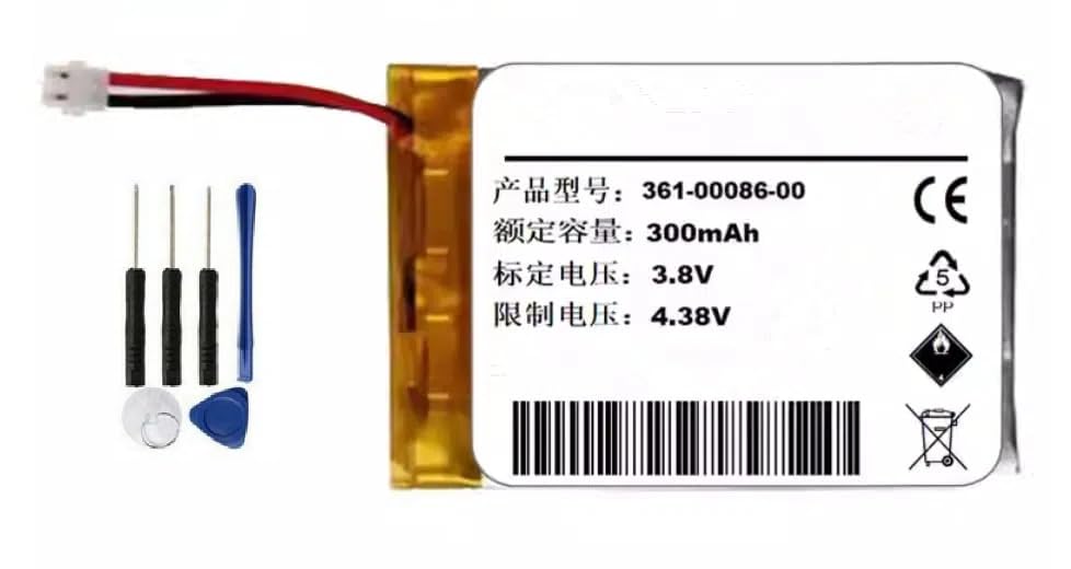 Uniamy Replacement Battery Compatible With 361-00086-11 Fenix Chronos Forerunner 235 Forerunner 735XT 3.7V,180mAh/0.67WH