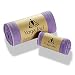 Yoga Mat Towel and Hand Towel as a Combo Set - Nonslip and Anti Slip - Mat Size Length - Lightweight - Perfect for Travel (Purple, 1 Mat Towel + 1 Hand Towel)