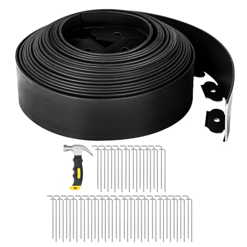 GROWNEER 66FT Landscape Edging Flexible 4 inch Tall...
