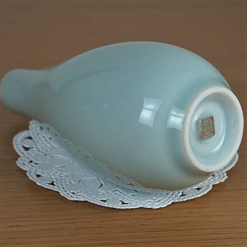 青磁 砧形 花入 在銘 一輪挿し 花瓶 中国美術 龍泉窯風 フラワーベース Amazon.co.jp: 龍泉青磁 「水滴」 花器 花瓶一輪挿し フラワーベース