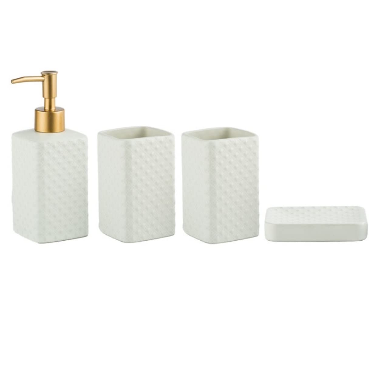 Juego de Accesorios baño cerámica