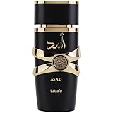 Lattafa Perfumes Asad for Unisex Eau de Parfum Spray, 3.4 Ounce