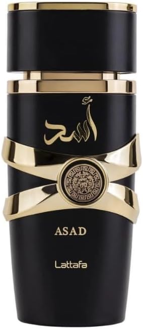 Lattafa Asad Eau De Parfum 100ml Long Lasting Luxury Perfume Spray For Men | Premium Refreshing Oud and Musk Fragrances (Asad)