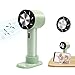 HITNEXT Ventilatore portatile a mano, mini ventilatore di raffreddamento a 3 velocità regolabili, USB, ventilatore personale con power bank, per viaggi, ufficio, casa, esterno (verde)