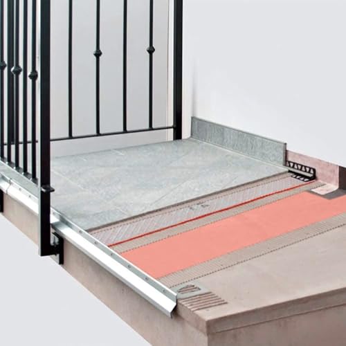 108SQ FT Waterproofing Membrane for Bathroom Shower, 20mil, 3\' 3\" x 33FT Tile Flooring Underlayment Roll Under Ceramics, Natural Stone Tiles and LVT for Shower Wall, Bathroom Floors - Thumbnail 7