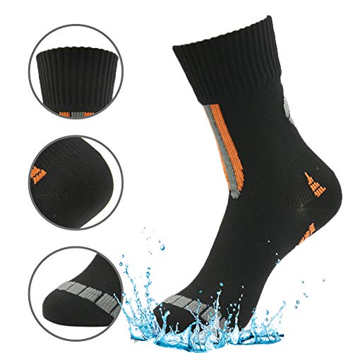 Kayaking Waterproof Socks, RANDY SUN Unisex Athletic Crew Socks Hiking Running Outdoor Cycling