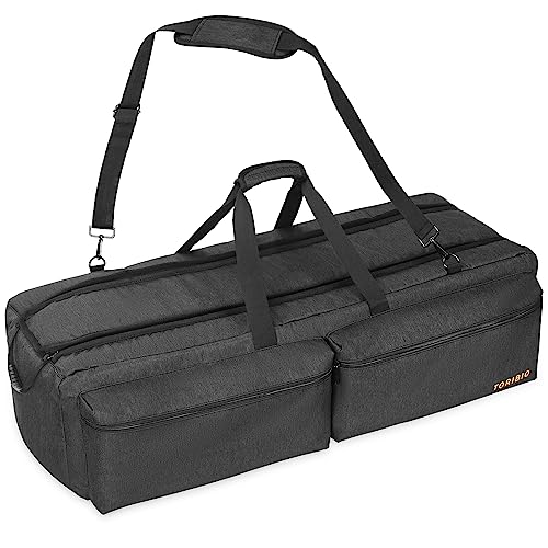 TORIBIO Telescope Case Bag, 35' Padded Storage Bag and Telescope Carrying Case for Telescope, Telescope Travel Bag with Pockets & Buckled Straps to Easily Secure Optical Tube & Tripod