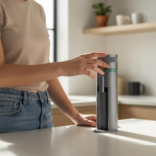 Generic Electric Coffee Grinder Coffee Mill Bean Grinder Coffee Maker Coffee Machine With Quiet Electric Drive And Stable Base Suitable for home office work travel, 01 - 4