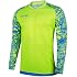 KELME Kids Goalkeeper Soccer جيرسي مبطن حارس مرمى كرة القدم جيرسي طويل الأكمام Goalie قميص تدريب كرة القدم الزي الرسمي
