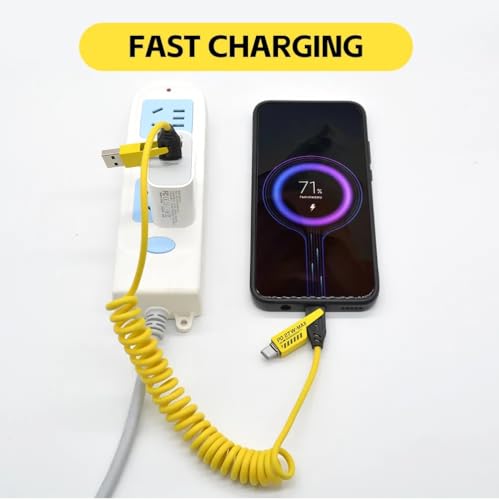 Image of 4-in-1 Fast Charging Cable 65W - USB & Type-C to Type-C /L Multi-Device Cable - Universal High-Speed Data Cable for iPhone, Android, iPad, Laptop & More