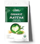 CAMEL Certified Organic Matcha Green Tea Powder Matcha Premium Culinary Grade 4 oz First Harvest ...