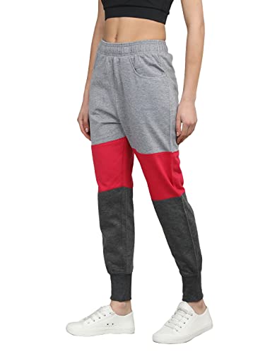 Image of CHKOKKO Women High Rise Gym Wear Sports Fitness Relaxed Track Pant