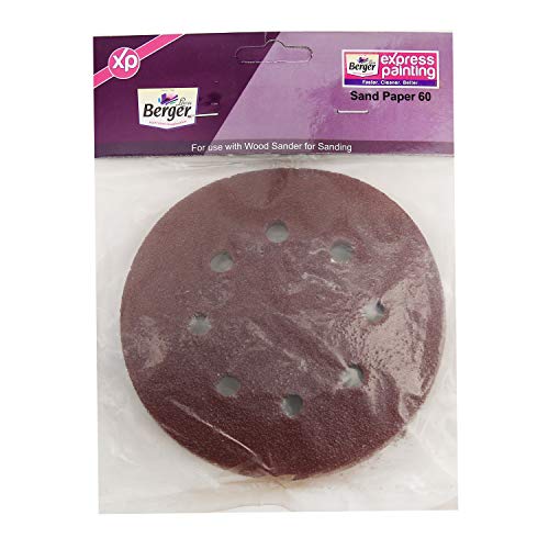 See full amazon price history chart for Berger Grade 60 Hole Dustless Hook and Loop Sandpaper Sanding Disc Sandpaper Sanding Sheets (Pack of 2) Berger Grade 60 Hole Dustless Hook and Loop Sandpaper Sanding Disc Sandpaper Sanding Sheets (Pack of 2) (B086HGRVPZ) Amazon Price History, Amazon Price Tracker