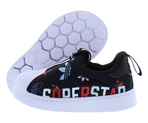 adidas Superstar 360 X Baby Boys Shoes Size 9.5, Color: Black/Multi