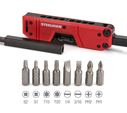 Steelman 10-In-1 Folding Magnetic Screwdriver