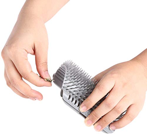 Upree Self Groomer With Catnip,Cat Wall Corner Massager Cat Brush Cat Toy Gray… #TOP3