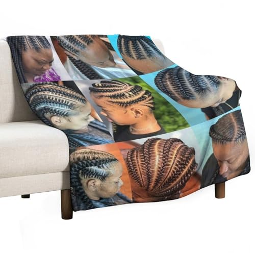 African Hair Braiding Pattern Barber Shop Hairstyle Chart Hairdresser Flannel