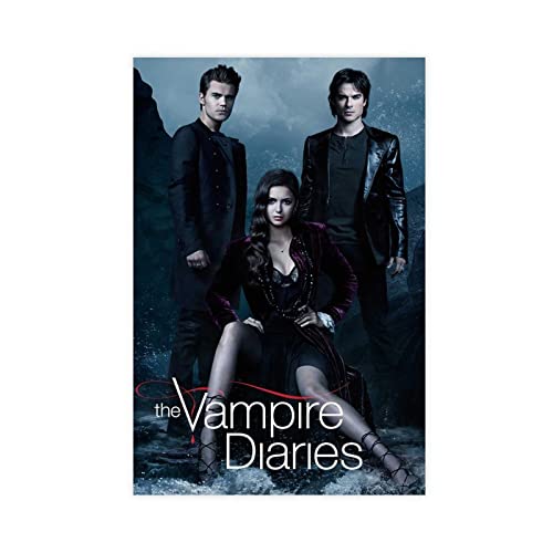 MJKO The Vampire Diaries 11 Poster sur toile pour décoration de chambre à coucher ou de bureau 30 x 45 cm