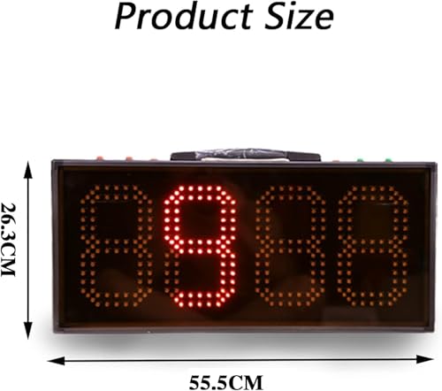 Tablero reemplazo fútbol LED marcador árbitro equipo miniatura 4