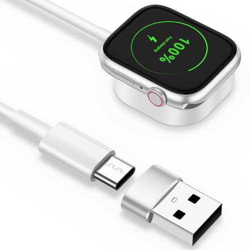 Catálogo de cargador smartwatch . 50 IEOVIEE Cargador USB-C para Apple Watch con Adaptador, Cable de Carga Rápida Portátil USB C para iWatch Series 10 9 8 7 6 5 4 3 2 1 SE Ultra