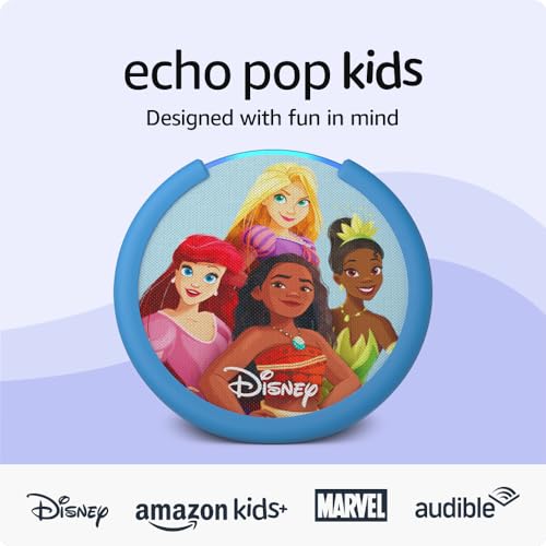 Amazon Echo Pop Kids (newest model), Designed for kids, with pare...