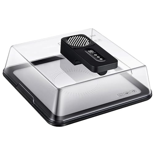 Vassoio elettrico per scongelare la carne, 4,2 l, scatola per scongelamento rapido con coperchio e controller intelligente, ricaricabile e di lunga durata, per cucina, campeggio e preparazione della