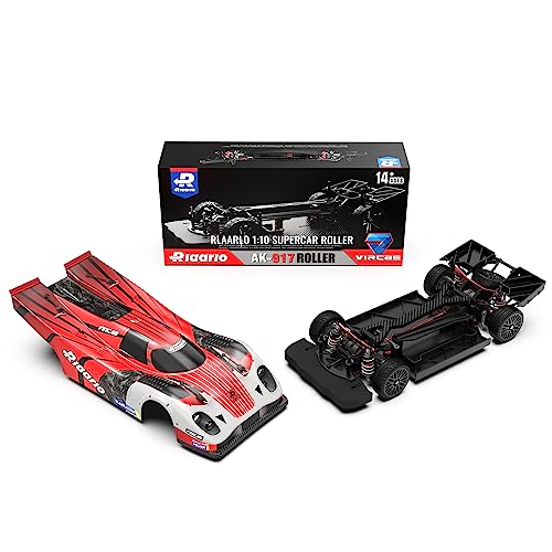 AMORIL 1/10 Metal On-Road Drift Car Roller,4 Wheel Drive Racing Supercar Roller,Electric Touring Car...