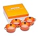 Produktbild Le Creuset Mini-Cocotte/ Bräter-Set, 4-teilig, Rund, Je 200 ml, 10 x 5 cm, Steinzeug, Ofenrot