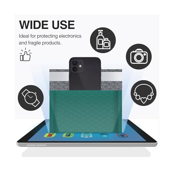 UCGOU poly Bubble Mailers Self Seal Padded Envelopes – Bild 7