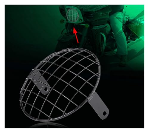 Protecteur grille de phare AV moto universelle 7 pouces pour sécuriser votre éclairage - 3