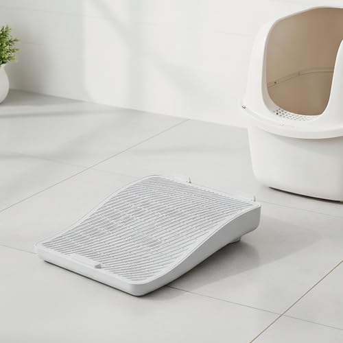 Escalier lavable pour collecte des déchets de litière pour chat