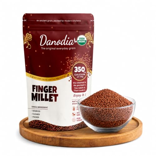 Danodia Foods Finger Millet Grain (Ragi), Gluten-Free, 2 lb