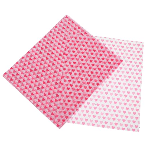 CIYODO 50 Pièces Papier Sulfurisé Forme Cœur Haute Température pour Cuisson et Alimentaire Usage Domestique et Commercial