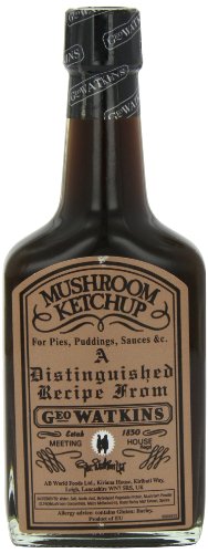 Mushroom Ketchup Geo Watkins original lot de 4 bouteilles de 190 ml pour assaisonnement