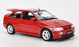 Bauart : Fertigmodell Ford Escort RS, rot, 1992, Modellauto, Fertigmodell, Ottomobile 1:18