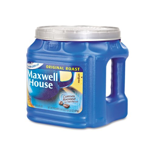 Image of Maxwell House Original Ground Coffee, 34.5-Ounce Cannister (Pack of 2)