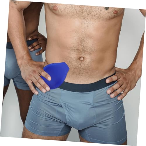 KESYOO 2pcs Men Pouch Pad Enhancing Underwear Cup 3D Swimming Sponge Pad Trunk Swim Brief Underwear (Black)3