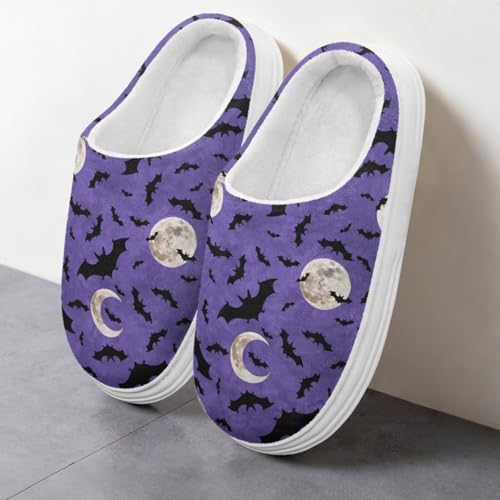 Plush Slippers for Women Men Anti-slip Soft Sole House Shoes,Winter Unisex-Adult3