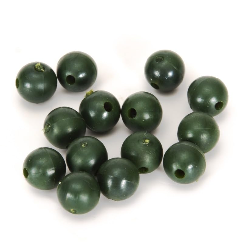 300 piezas cuentas de silicona para pesca 6mm y 8mm miniatura 6