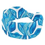 Bandeau large : notre bandeau extensible est plus large que les bandeaux ordinaires, avec 14 cm, ce qui couvre mieux la tête et le front, empêche les cheveux de tomber et de bloquer les yeux. Parce que le bandeau à nœud torsadé est plus large, vous pouvez décider de le rendre plus large ou plus étroit en pliant le bandeau, vous pouvez également l'utiliser comme anneau de cheveux.