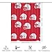 Football Helmet U.S.A. Bath Curtain Waterproof Shower Curtains with Hooks for Bathroom Showers and Bathtubs 53.54x70.87Inch（136x180cm）