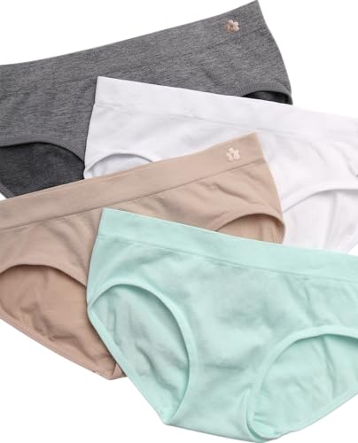 Limited Too Girls' Underwear - 4 Pack Soft Microfiber Tag-Free Seamless Hipster Panties with Elastic Waistband (Sizes: S-L) - Image 3